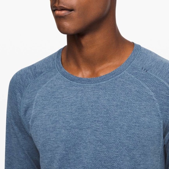 lululemon athletica Other - Lululemon Metal Vent Tech Long Sleeve 2.0, Midnight Shadow Tempest Blue